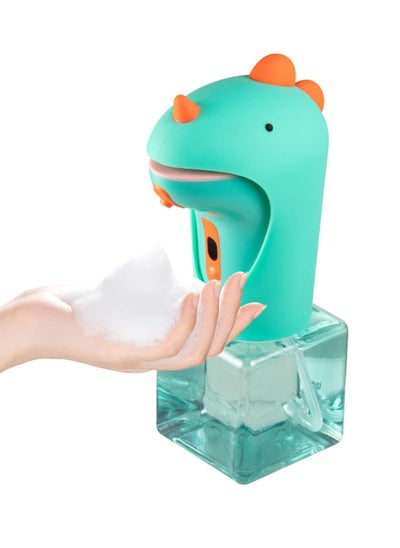 Buy Dinosaur Automatic Soap Dispenser, Auto Foaming Touchless Hand Soap Dispenser for Kids, IPX6 Waterproof Cute Foam Sanitizer Dispenser for Bathroom Countertop, 8.7oz/250ML (Battery Type) in Saudi Arabia