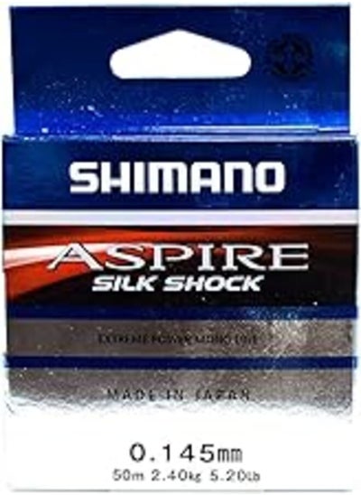 Buy Shimano aspire silk shock fishing line - extreme power mono line - 50m 0,145mm in Egypt