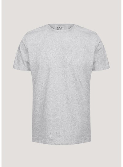 Buy Grey Essential Crew Neck T-Shirt in Egypt