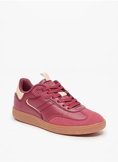 Buy Women's Colourblock Lace-Up Sneakers in Saudi Arabia