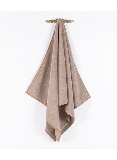 Buy Icon YD Bath Towel, Beige - 550 GSM, 70x140 cm in UAE