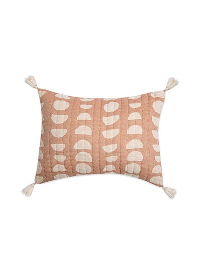 اشتري Jacquard Pillow Cover Copper Moon Phase في الامارات