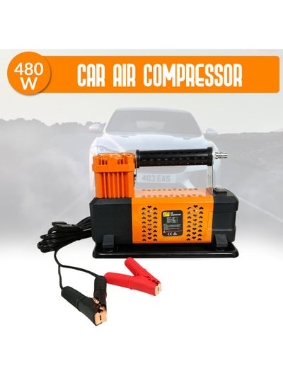 Buy Electric Air Pump DC12V 150PSI 100A 8M Hose Car Air Compressor Single Cylinder in Saudi Arabia