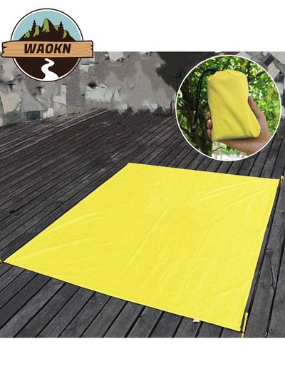 Buy Ultra-Light Portable Pocket Picnic Mat Outdoor Waterproof Mat Extra-Large Camping Beach Grass Mat in Saudi Arabia