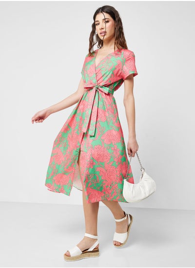 Buy Floral Print Dress in Saudi Arabia