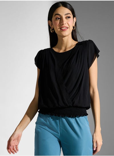 Buy V-Neck Tiered Top in UAE