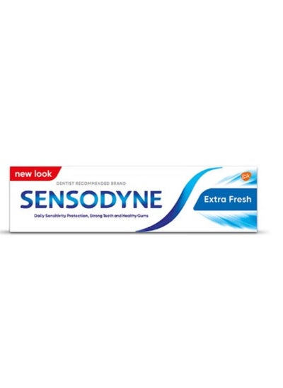 Buy Toothpaste For Sensitive Teeth Extra Fresh Flavour 75ml in Saudi Arabia