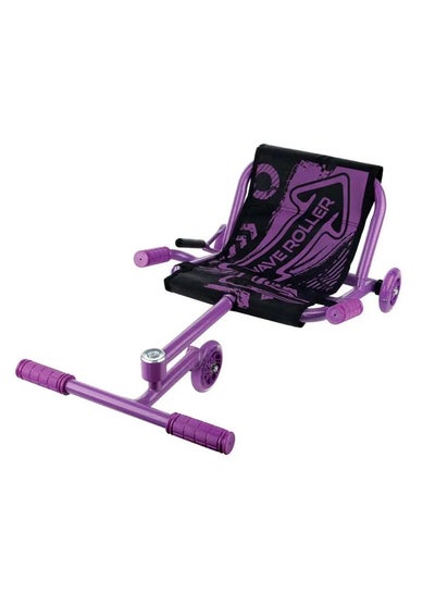 Buy 3-wheel Twister Scooter With Comfortable Seat For Kids And Adults In Purple/Black in Saudi Arabia