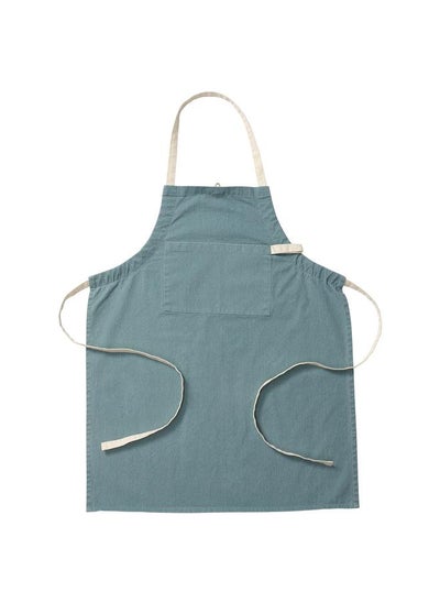 Buy Apron, Grey-Turquoise, 67X85 Cm in Saudi Arabia