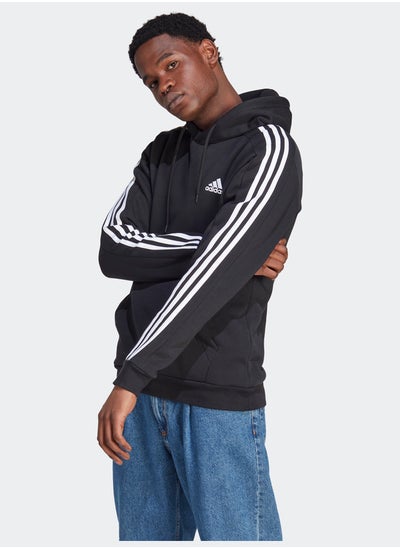 اشتري Essentials Fleece 3-Stripes Hoodie في مصر