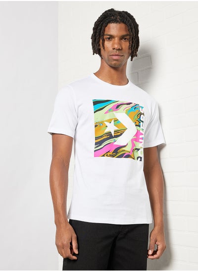 Buy Marbled Graphic T-Shirt in UAE