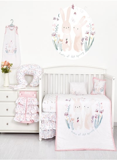 Buy Bellanina Elegant Polyester Baby Bedding Set Digital Print Comforter, Crib Sheet, and Crib Skirt in Saudi Arabia