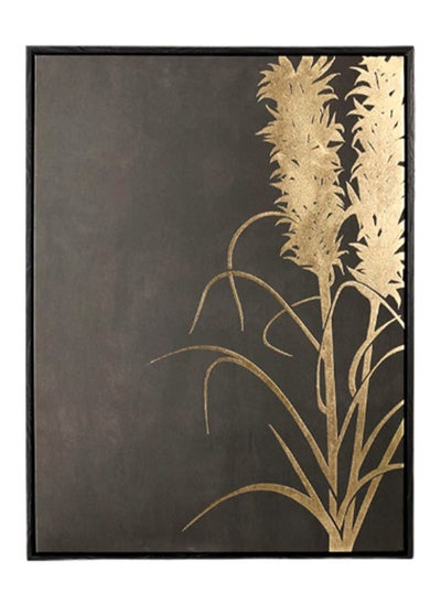 Buy Wild Framed Canvas Art, Black & Gold - 60x80 cm in UAE