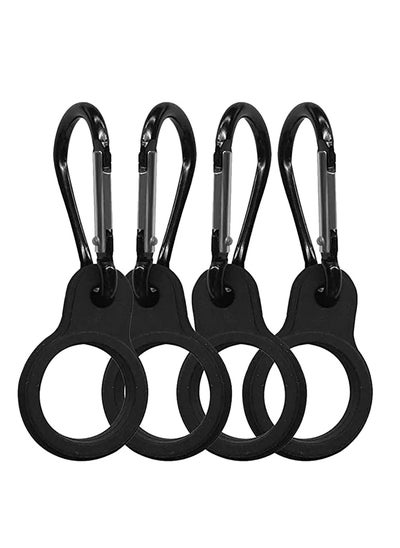 Buy Silicone Water Bottle Buckle, Portable Backpack Carabiner Outdoor Hanging Buckle Water Bottle Holder Clip for Camping Hiking Traveling Mountain Climbers(4pcs) in UAE