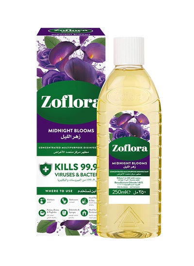 Buy Midnight Blooms Concentrated Multipurpose Disinfectant 250ml in Saudi Arabia