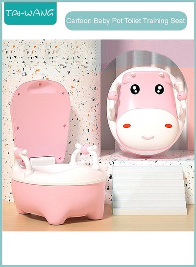 اشتري Baby Portable Potty Toilet Training Seat Travel Child Cartoon Hippo Kids Baby Chair Children's Pot في الامارات