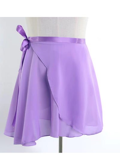 Buy Women Ballet Wrap Skirt Purple in Saudi Arabia