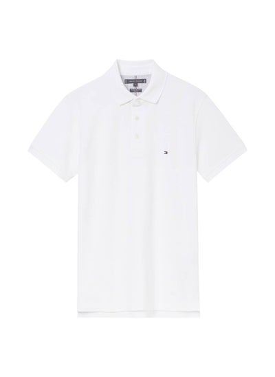 Buy Men's 1985 Collection Slim Fit Polo - Cotton, White in UAE