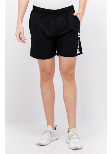 Buy Men Swimwear Board Short, Black/White in UAE