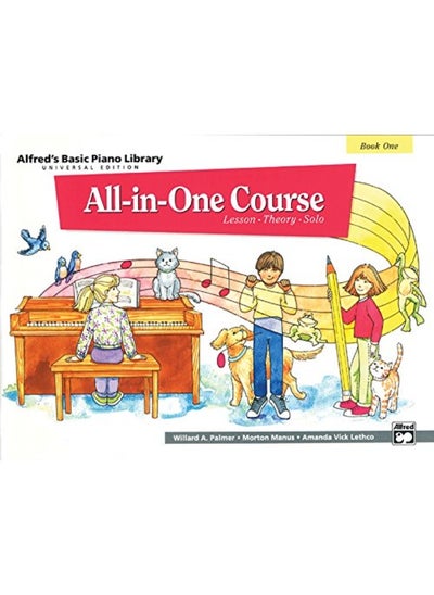 Buy Alfreds Basic Piano Library All In One Course 1 in UAE