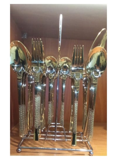 Buy A set of forks and spoons, 38 pieces, on a German gold stand, 3035 in Egypt