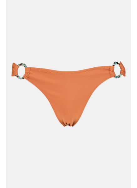 Buy Women Solid Bikini Bottom, Brown in UAE