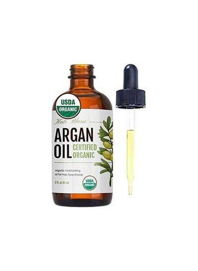 Buy Argan Oil 100% Pure Cold-Pressed USDA Certified Organic 60ml in UAE