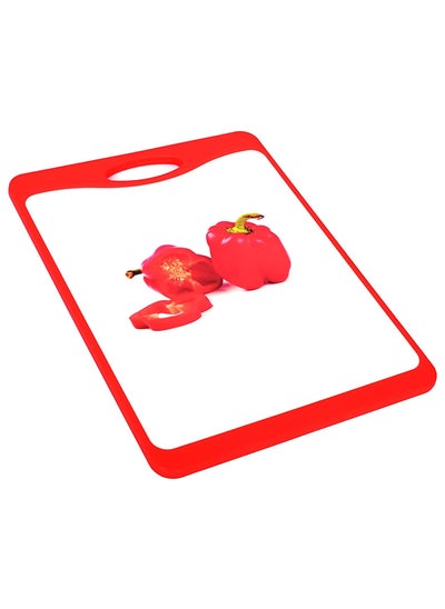 اشتري Homepro Pp Cutting Board - Rectangular Red Chopping Board For Versatile Kitchen Prep Durable Pp Composite Material Easy-To-Clean Dishwasher Safe (Red) في الامارات