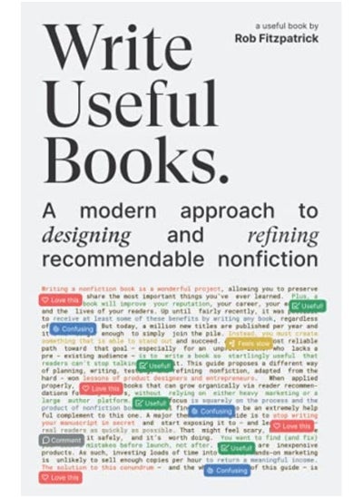 اشتري Write Useful Books A Modern Approach To Designing And Refining Recommendable Nonfiction في الامارات