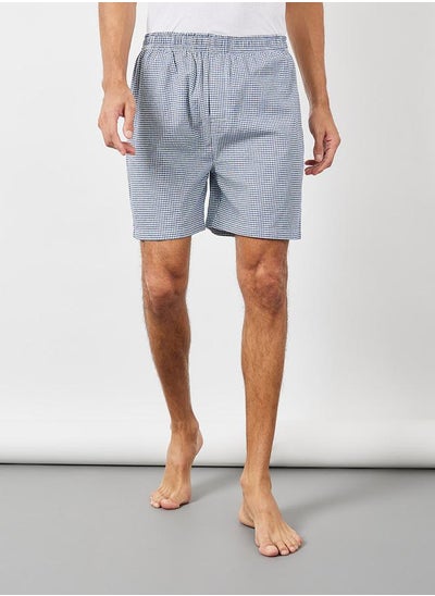 Buy Pure Cotton Gingham Check Boxer in Saudi Arabia