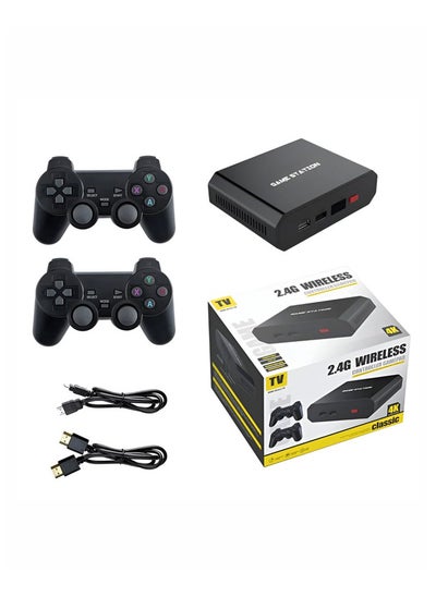 Buy Portable 4K TV Video Game Console 2.4G Wireless Controller Family Games With Double Rocker Control, Professional Game Chip & Classic Game in UAE