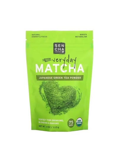 Buy Everyday Matcha Japanese Green Tea Powder 4 oz 113 g in UAE