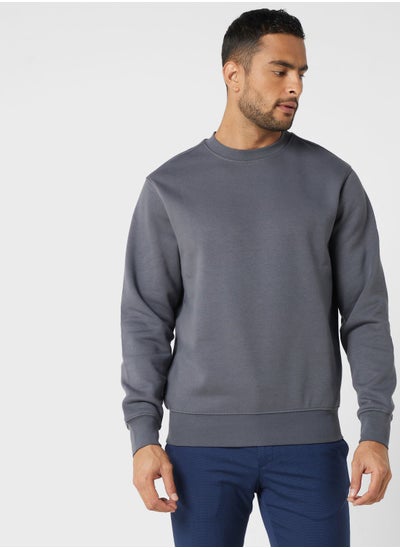 Buy Essential Crew Neck Sweatshirt in Saudi Arabia