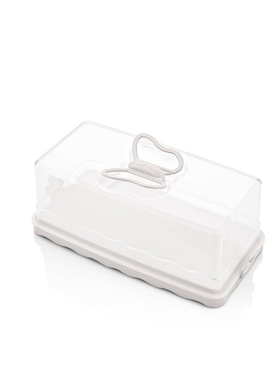 Buy Plastic Cake saver with cover in Saudi Arabia