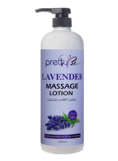 Buy PrettyBe levender massage lotion 1000ml in Saudi Arabia