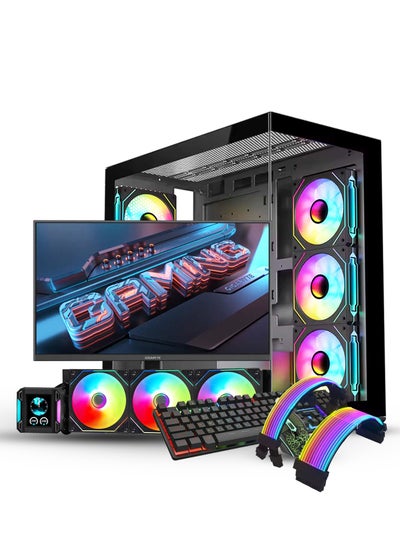 Buy Thermo Gaming PC i7-13700KF, RTX 4080 SUPER VIDEO CARD, 32GB DDR5 MEMORY, 1TB M.2, Liquid coolant screen 360M, Combo in Saudi Arabia