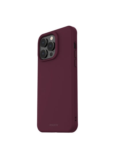 اشتري Remson Mag-X Magnetic Hybrid Protective Silicone Case Military Grade Protection Compatible For iPhone 13 Pro Max (Maroon) في الامارات