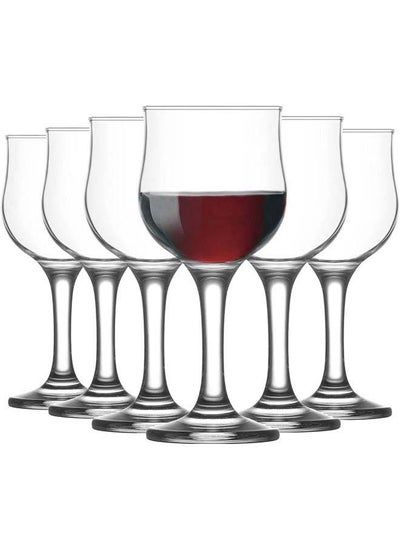 Buy 6 Piece Glasses Set 200 cc- Clear in Egypt