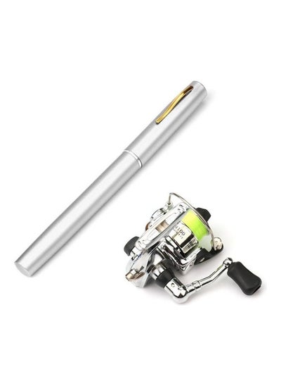 اشتري Pocket Collapsible Fishing Rod And Reel Combo 27 x 13 5cm في السعودية