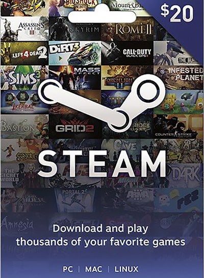 Buy Steam Cards 20$ in Egypt