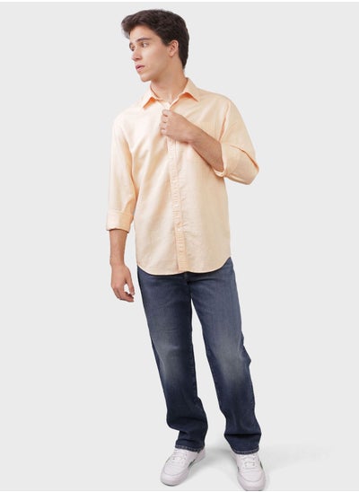 اشتري Essential Button Up Regular Fit  Shirt في الامارات