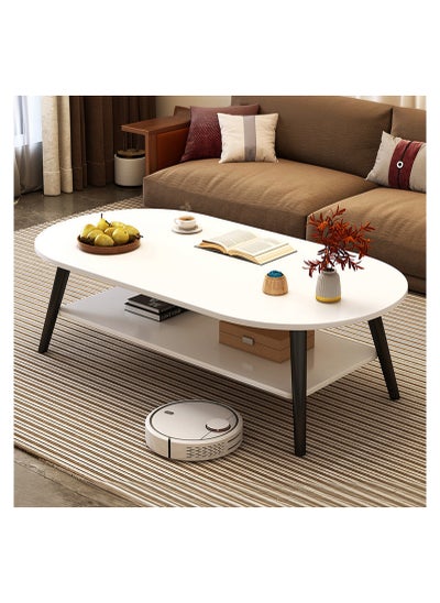 Buy Center Coffee Table Living Room Office Conference Room Coffee Table Multifunctional Marble Veneer Wood Side Table Sofa Side Table Modern Coffee Table in UAE