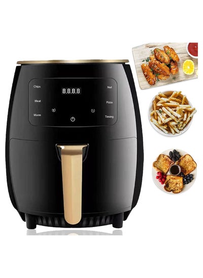 Buy Air Fryer Intellect Screen Contact Control Air Fryer Multi functional Oil-Free Healthy Air Fryer Intelligent Timing Temperature Resistant Air Fryer Electric in UAE