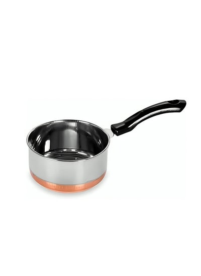 اشتري Stainless Steel Copper Base Saucepan with Handle 18cm في الامارات