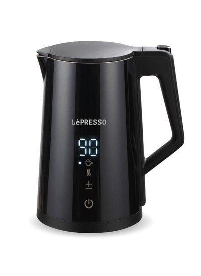 Buy Smart Cordless Electric Kettle with LED Display - Black in Saudi Arabia