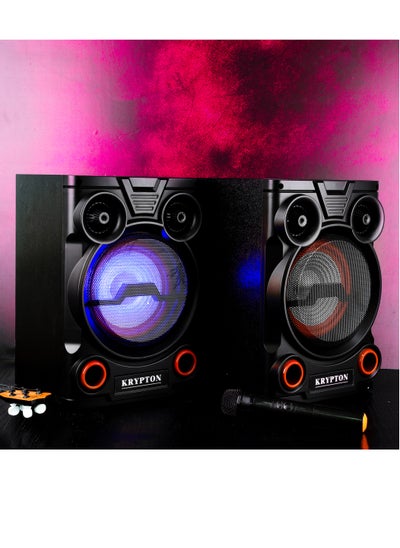 Buy 2.0 Professional Speaker with Remote & Microphone, KNMS5195 in UAE