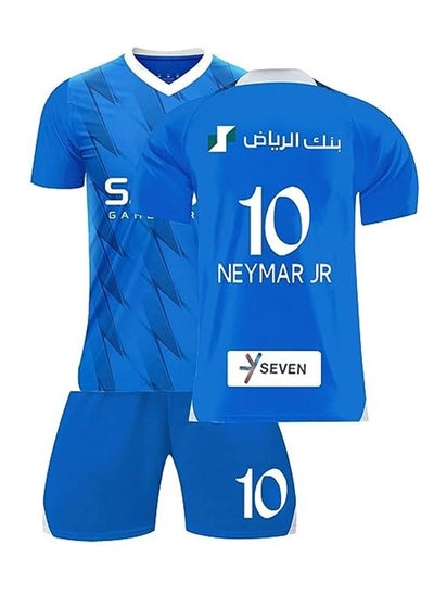 Buy Ney-mar Football Kits for Kids and Adults 23/24 New Season Home Soccer Jersey Sports Football Training Tracksuit Shirt Shorts for Boys & Men in UAE