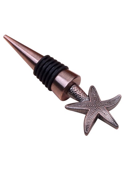 Buy Wine Bottle Stopper And Opener Corkscrew Set Rose Gold in Saudi Arabia