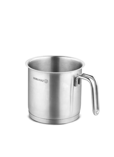 Buy High-Quality Stainless Steel Milk Casserole From Korkmaz Capacity 2 Liters in Saudi Arabia