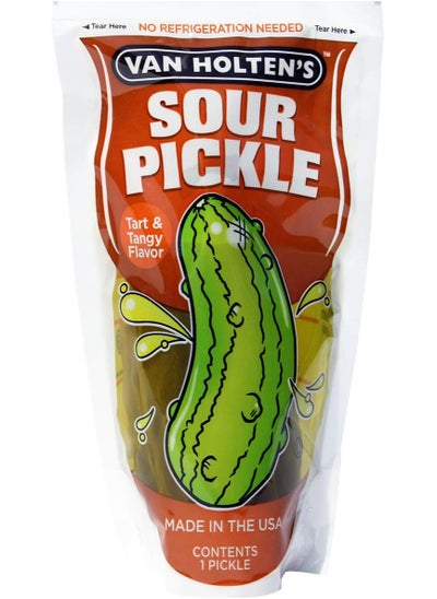 Buy Tart and Tangy Flavor One Sour Cucumber Pickle in UAE